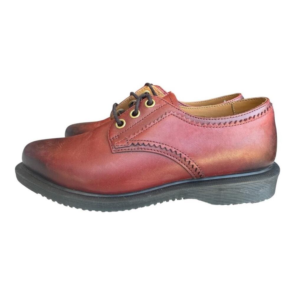 Dr Martens Trulia 3 Eye Oxford Antique Cherry Red Women US size 5
